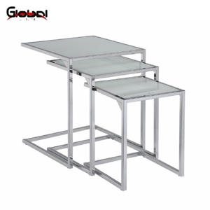 Juego de mesa auxiliar y café de mármol moderno Muebles de sala de estar de madera para uso doméstico - Product Image 2