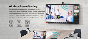 Sistema de Conferencia Inalámbrico Fanvil CA400, Cámara 4K UHD, 8 Micrófonos, Altavoz de 3W, Función de Compartir Pantalla con un Clic para Reuniones de Oficina - Product Image 5