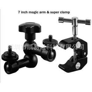 ตัวยึดโลหะแบบหนีบขนาด 7 นิ้ว พร้อมแขนจับแบบปลดเร็วสำหรับกล้อง - Product Image 2