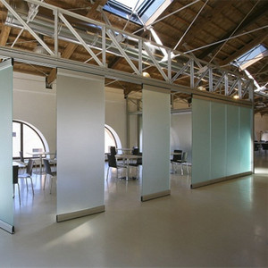 Trượt có thể hoạt động tường phân vùng kính cửa gấp gấp vách ngăn có thể hoạt động có thể di chuyển tường kính mờ với cửa ra vào - Product Image 4