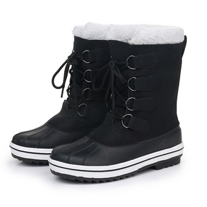 Botas de Nieve Unisex Impermeables de Alta Calidad, con Plantilla de EVA, Forro de Algodón, Suela Plana, Suaves, Cómodas y Antideslizantes - Product Image 4