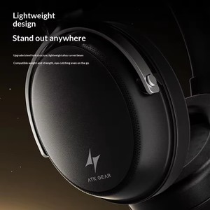 หูฟังไร้สาย <span class=keywords><strong>ATK</strong></span> Neptune N9 Pro/Ultra พร้อมไมโครโฟนตัดเสียงรบกวน แบตเตอรี่ใช้งานได้นานกว่า 20 ชั่วโมง คุณภาพเสียงยอดเยี่ยม - Product Image 6