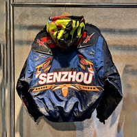 Veste en cuir unisexe imperméable coupe-vent pour homme, style streetwear, hip-hop, cyclisme, course, avec logo brodé personnalisé