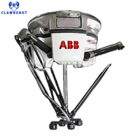 Bras robotique Delta ABB 4 axes, charge utile 1 kg, robot Delta avec vision, convoyeur, robot de préhension et de placement pour la transformation alimentaire