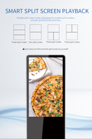 Écran tactile LCD 4K de 50, 55, 65 pouces sur pied, lecteur multimédia chinois, affichage numérique pour la publicité