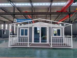 Casa prefabricada barata, contenedor plegable prefabricado para dormitorio, casas contenedoras plegables de 20 pies, <span class=keywords><strong>centro</strong></span> comercial personalizado, casa pequeña - Product Image 2