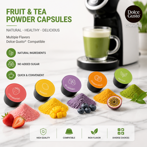 แคปซูลมัทฉะแท้สำหรับพิธีชงชา ใช้ได้กับเครื่อง Dolce Gusto ทุกชนิด ชาเขียวเพื่อสุขภาพ ขายส่งจำนวนมาก - Product Image 5