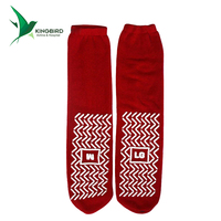 Chaussettes antidérapantes jetables tricotées unisexe de haute qualité, style décontracté, motif à pois avec logo, vente en gros