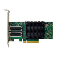 Carte réseau serveur MELLANOX X-4 PCIe X8 double fibre 25G Gigabit Ethernet compatible, interface Mini PCI, adaptateur sans fil externe