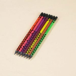 Gommes en bois noir personnalisées de qualité supérieure, crayons de couleur haute visibilité pour enfants, vente en gros, très demandés - Product Image 3