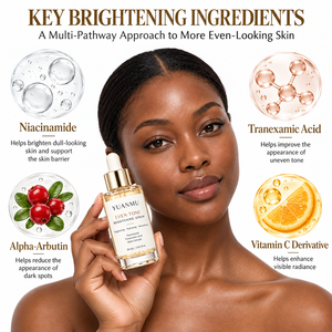 Siero Uniformante Illuminante con Niacinamide, Acido Tranexamico, Alfa-Arbutina e Vitamina <span class=keywords><strong>C</strong></span> per la Cura della Pelle e l'Aspetto delle Macchie Scure - Product Image 3