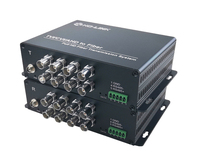 BNC vidéo au convertisseur de média fibre 5mp CVI/TVI/AHD /HD convertisseur vidéo numérique coaxial au convertisseur vidéo fibre avec RS485