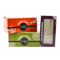 Boîte de papier d'emballage écologique de qualité alimentaire pliable avec logo personnalisé tarte aux œufs pain pain beignet biscuits à emporter