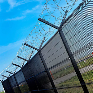 2.4m 358 Panneaux de clôture galvanisés anti-escalade 6ft X10 ft Durable Heavy Duty See Through Fencing - Product Image 4