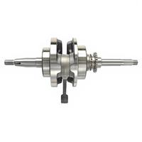 Vente en gros d'usine, performance stable, vilebrequin en acier forgé 48-58HRC pour pièces de moteur de moto Yamaha Aerox