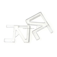 Support horizontal transparent triangulaire pour console PS5 Slim, placement sur bureau, support antidérapant pour PS5 Slim