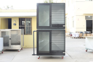 Köpek drenaj kafesi kulübesi AEOLUS çift yığın galvanizli alüminyum çinko alaşım pet koruyucu bakım drenaj kafesi - Product Image 3