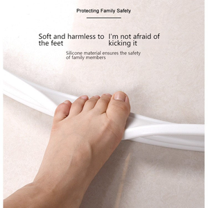 Barriera Autoadesiva in Silicone per Doccia, Guarnizione Inferiore per Porta Doccia, Protezione Antispruzzi per Bagno e Cucina - Product Image 4