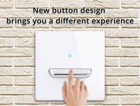 Interruptor basculante momentáneo LED de panel de vidrio negro tipo 86, 10A, serie completa, para comercio exterior, con tomas de pared IP20 y puertos USB A/C