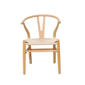 2023 Nordic Y Chair Ash Solid Wood Restaurant Dining Chair or Home Dining Chair