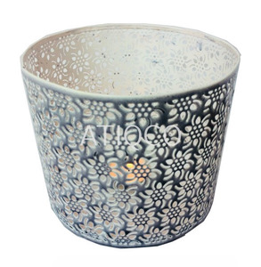 Vente rapide gris fer chauffe-plat votif créatif bougeoir dernière conception moderne photophore porte-bougie attrayant - Product Image 5