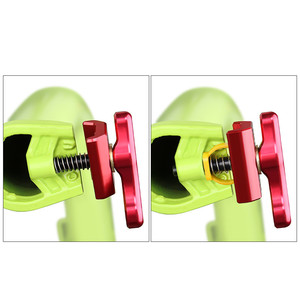 Công Nghiệp Thép Không Gỉ Xe Đạp Khung COI Cuộn Dây Phong Cách Có Thể Gập Lại Xe Đạp Với Nén Mùa Xuân C Khóa Bản Lề Kẹp - Product Image 6