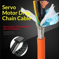 Cable Industrial Flexible con Cubierta de PVC, 1.5/2.5/4/6 mm², 4 Núcleos, para Servomotor, Alta Flexibilidad, Blindado, para Cadena Portacables