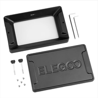 ELEGOO tangki Resin logam untuk Mars 4 DLP 3D Printer, dengan PFA Film rilis pra-instal dan kunci pas Allen,
