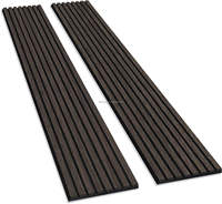 Panneaux acoustiques en fibre de polyester et bois, design moderne écologique, insonorisants pour studio, KTV, cinéma, salles de réunion