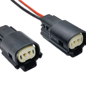 Conector Automotriz Impermeable de 2 Pines con Cable Preconectado Rojo/Negro para Sensores - Product Image 2