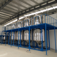 Machine commerciale d'extraction et de raffinage d'huile de noix de coco et de graines de sésame 500 kg/jour, presse à huile brute automatique