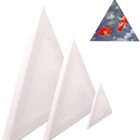 Toile vierge tendu personnalisée en coton, 2021g, en forme de Triangle rond, ovale et ronde, avec cadre, nouvelle collection 280