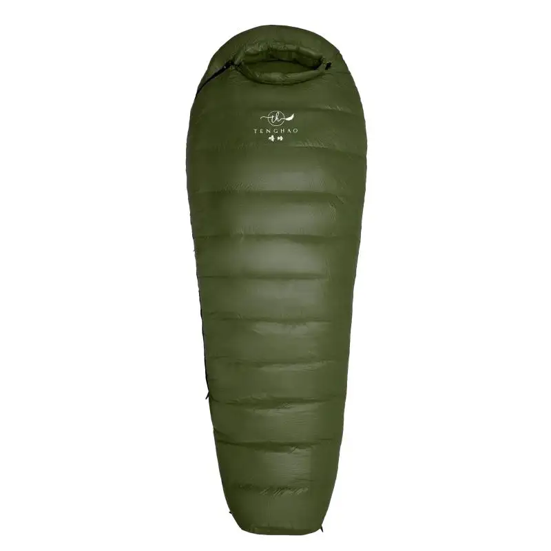 Double thick winter sleeping bag adult sleeping bags outdoor camping ultralight sleeping bag lunch break lock temperature