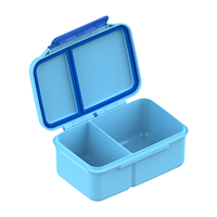 Nouvelle conception personnalisée, boîte à lunch pour enfants à 2 compartiments, étanche, avec récipient isotherme pour la rentrée scolaire