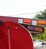 Projecteur de travail LED 4 pouces 48W 9-80V DC à faisceau large carré, 16 puces LED pour tracteur, camion, chariot élévateur, excavatrice, VTT, SUV