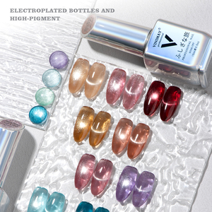 Vinimay New Crystal Cat Eye Gel Set 36 Colors Factory OEM Private Label Diamond Cat Eye Gel <strong>Polish</strong> <strong>Kit</strong> with Color Chart/Set Box - Product Image 2