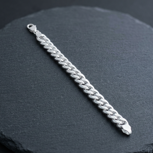 Elegant <b>Mens</b> Silver Fine Charm Bracelet Premium Sterling Silver Chain Link Wristband Trendy <b>Mens</b> Fine Jewelry Wholesale - Product Image 3