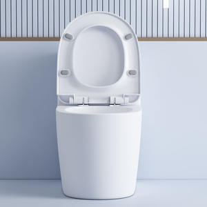 <span class=keywords><strong>Desatascar</strong></span> inodoro sanitario baño completo hotel de lujo inodoro negro en forma de huevo - Product Image 5