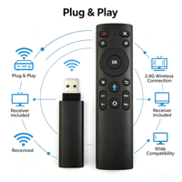 Télécommande Air Mouse Q5+ avec commande vocale Google, gyroscope, apprentissage IR, sans fil 2.4G pour Android TV Box