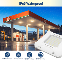Lámpara LED Comercial para Techo IP65 de 100W/150W/200W, Certificada DLC, con Temperatura de Color Múltiple (3500K-6000K) para Gasolineras y Estacionamientos