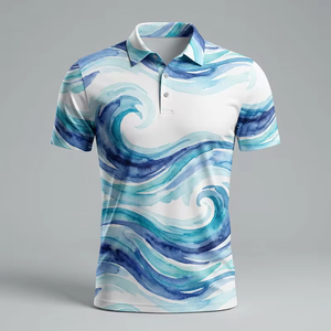 Polo de <span class=keywords><strong>golf</strong></span> pour homme à imprimé oiseau de <span class=keywords><strong>paradis</strong></span> tropical, performance Dry Fit, extensible dans quatre directions, protection UV, vêtements de sport pour les vacances - Product Image 1