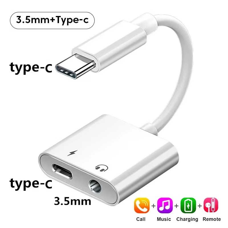 Adaptateur USB-C vers 3,5 mm + adaptateur USB-C