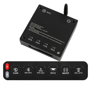 6 gang chuyển đổi không dây bảng điều chỉnh ô tô Marine 12V LED Chỉ số chuyển đổi bảng điều chỉnh offroad với ACC - Product Image 2