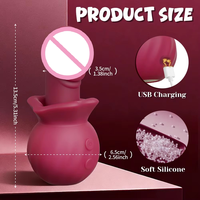 Vibrateur buccal, stimulateur vaginal du point G, jouet sexuel pour adultes, 10 fréquences, rechargeable par USB, étanche IPX7, jouets sexuels pour femmes