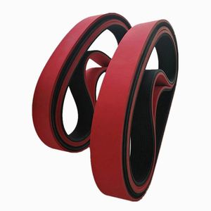 UNI <b>Red</b> Rubber Multi-Groove Multi-Wedge Timing <b>Belt</b> OEM 30mm pH Pj Pk Pl Pm Industrial <b>Belt</b> - Product Image 6