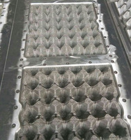 Mesin Pembuat Baki Telur dari Pulp Kertas Limbah yang Digerakkan Motor dengan Kontrol PLC Efisiensi Tinggi Otomatis 6000pcs/jam Pompa Bantalan