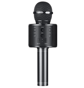 Microphone sans fil multifonctionnel 858 Bluetooth, microphone portable, livré avec audio, un microphone de chant pour enfants Kgobo Mobile - Product Image 4