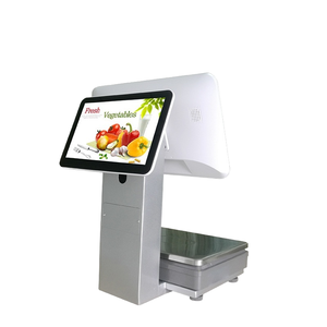 TPS655 Balance de <span class=keywords><strong>prix</strong></span> électronique de caisse enregistreuse tout-en-un POS pour le pesage de fruits frais Sortie d'usine - Product Image 1