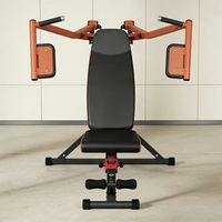 Banc de musculation multifonctionnel réglable pour usage domestique, avec fonction d'aide aux sit-ups, chaise de presse, équipement de fitness pour exercices de pression des bras