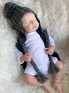 R & B boneka bayi hitam silikon, boneka Reborn anak perempuan baru lahir penjualan nyata anak laki-laki seluruh tubuh dengan minuman dan boneka bayi baru lahir kembali basah